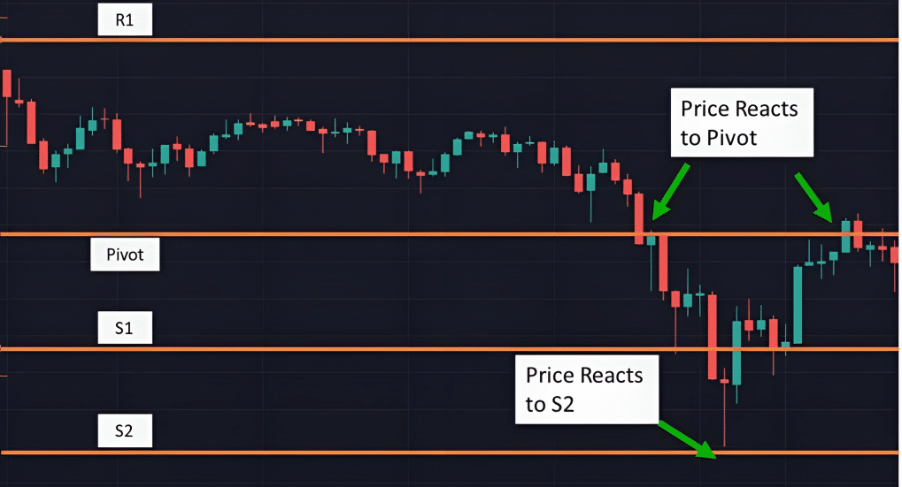 support and resitance indicators - pivot points