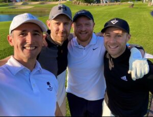 Andrew raised awareness and garnered support for prostate cancer through his participation in the charity event called "The Big Golf Race 2023"