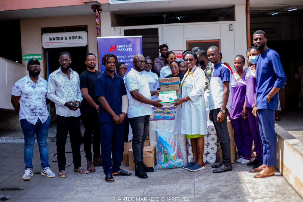 Hantec Markets team donates essential medical equipment to Children's hospital in Accra, Ghana