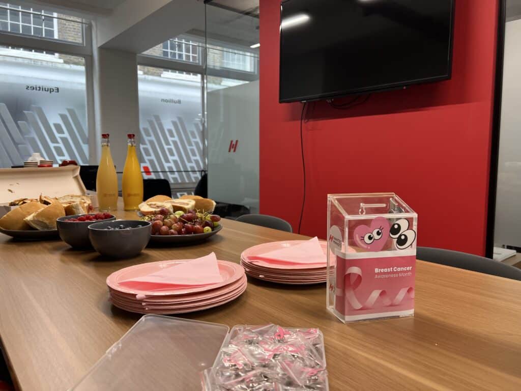 Breast Cancer Awareness Breakfast Table